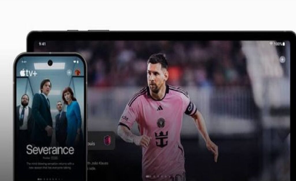 BREAKINGNEWS Apple TV+ Finally Launches on Android! Here’s How to Stream Instantly (No iPhone Needed!) 1 Apple TV+ Android app interface streaming Ted Lasso on a Samsung Galaxy phone